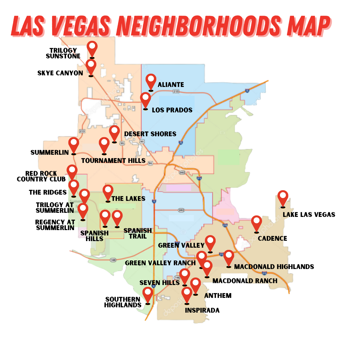 Las Vegas Neighborhoods Map