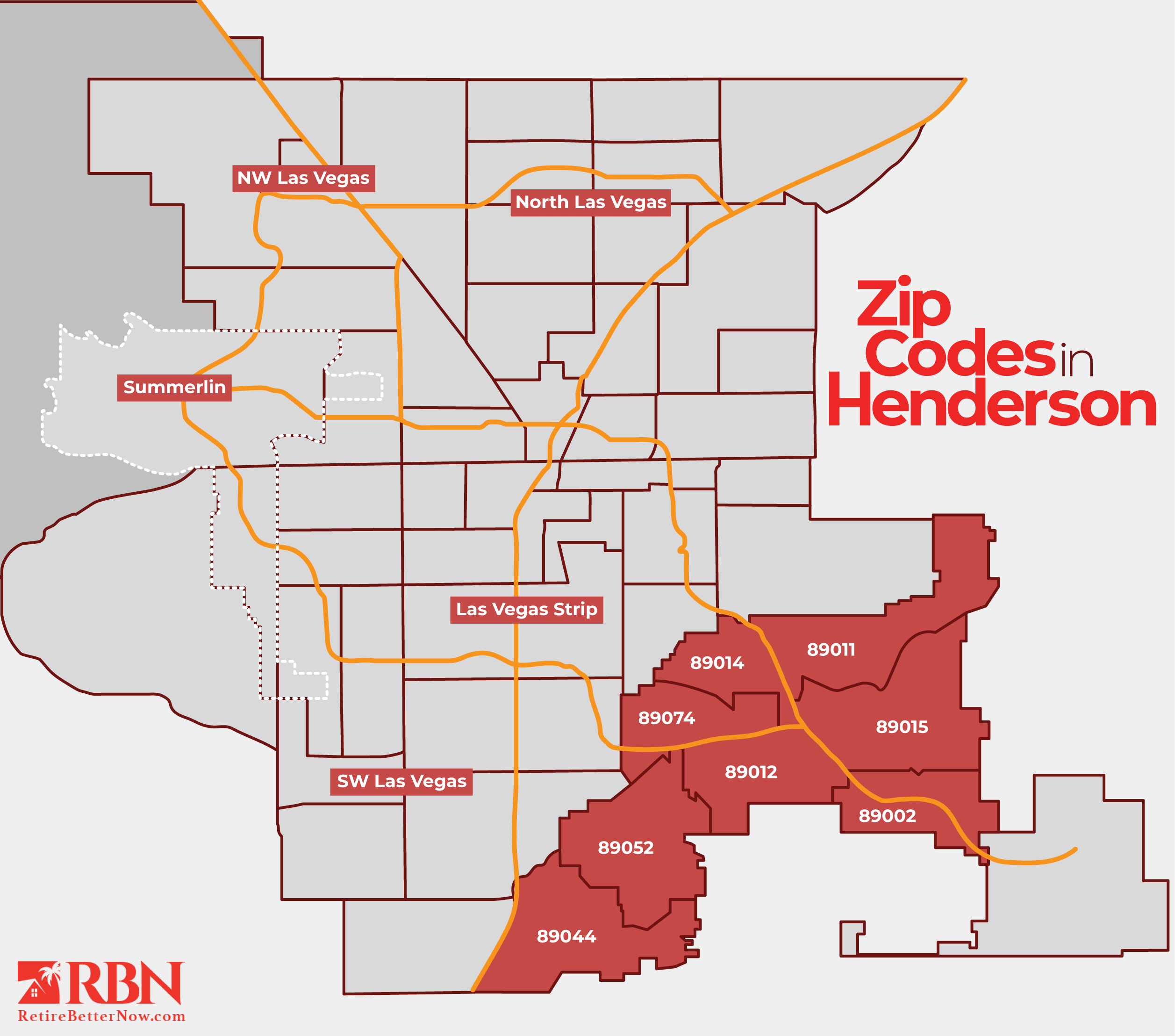 Map Of Zip Codes For Las Vegas Nv - Elva Noreen