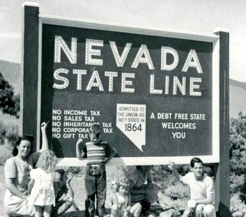 historic nevada state line