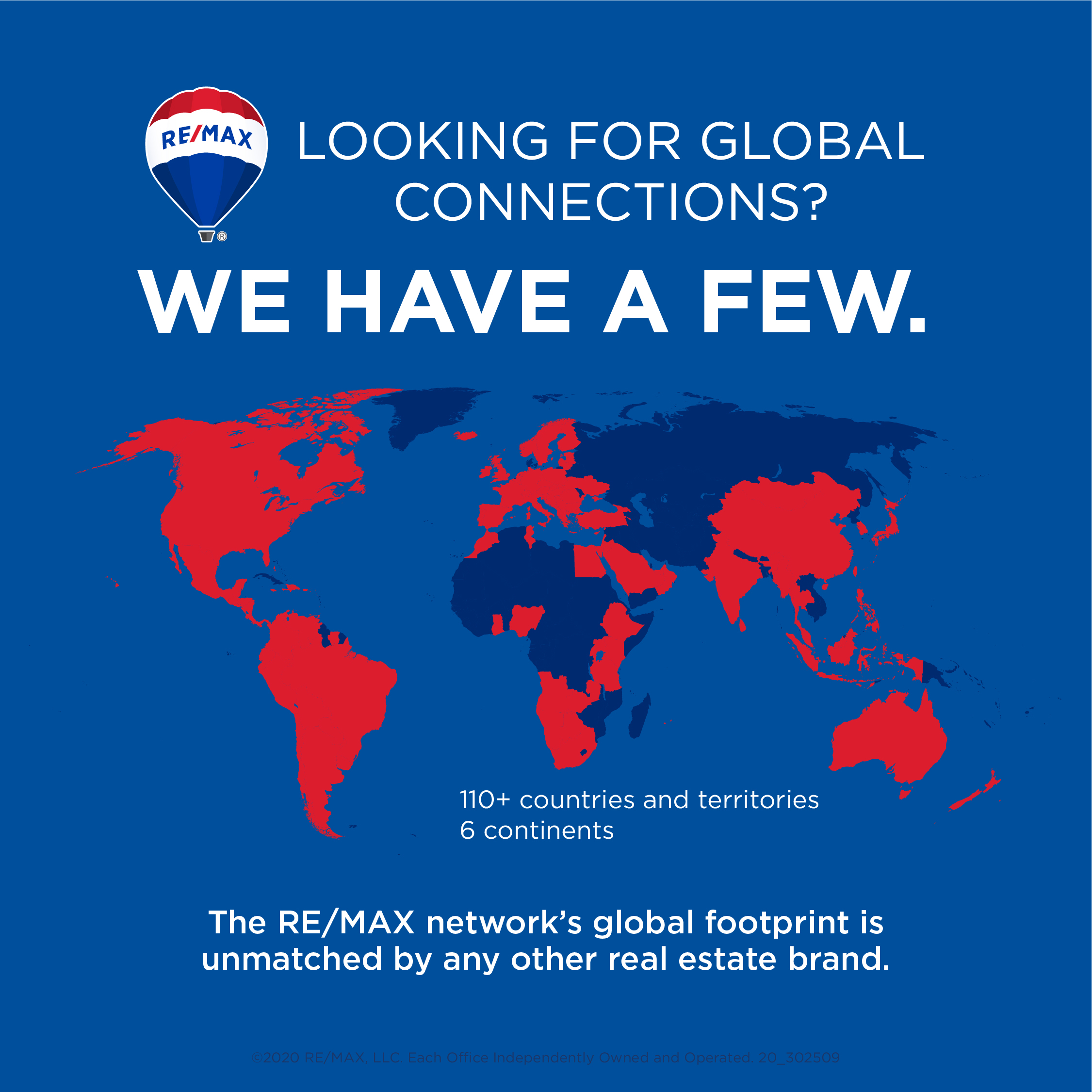 RE/MAX Global Marketing Map