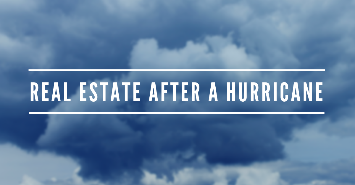 real estate after a hurricane