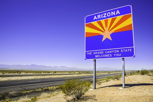 Arizona Welcomes You sign