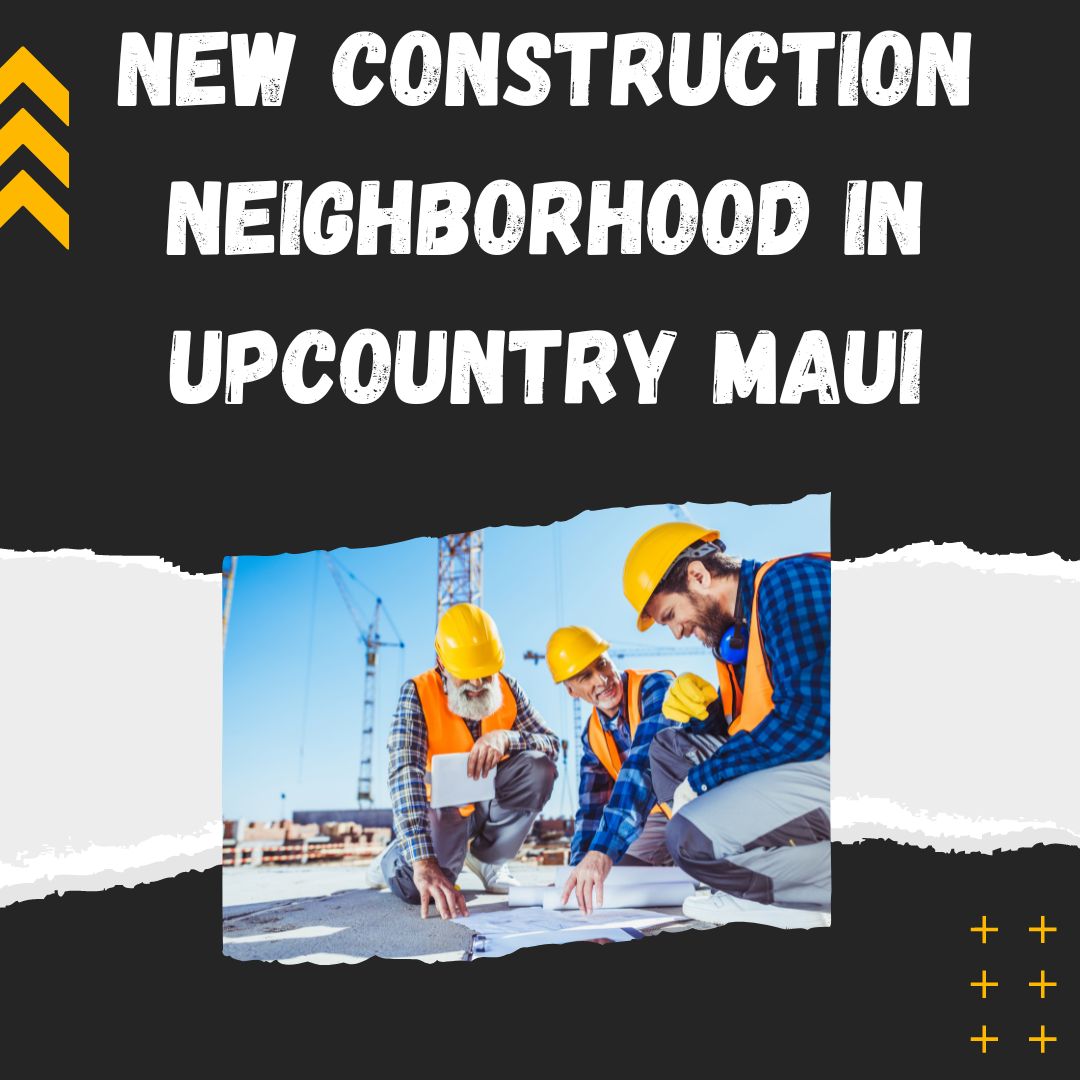 New Construction Neighborhood in Upcountry Maui