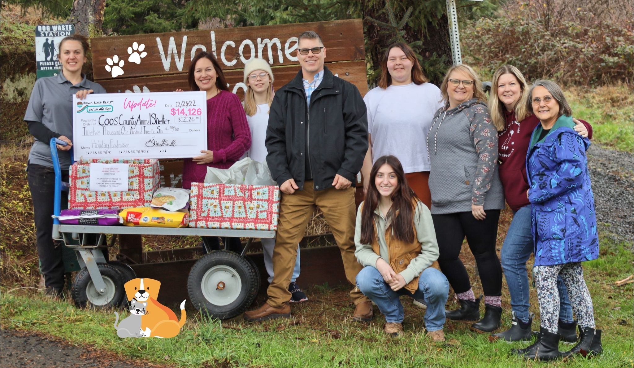 Beach Loop Realty and Coos County Animal Shelter