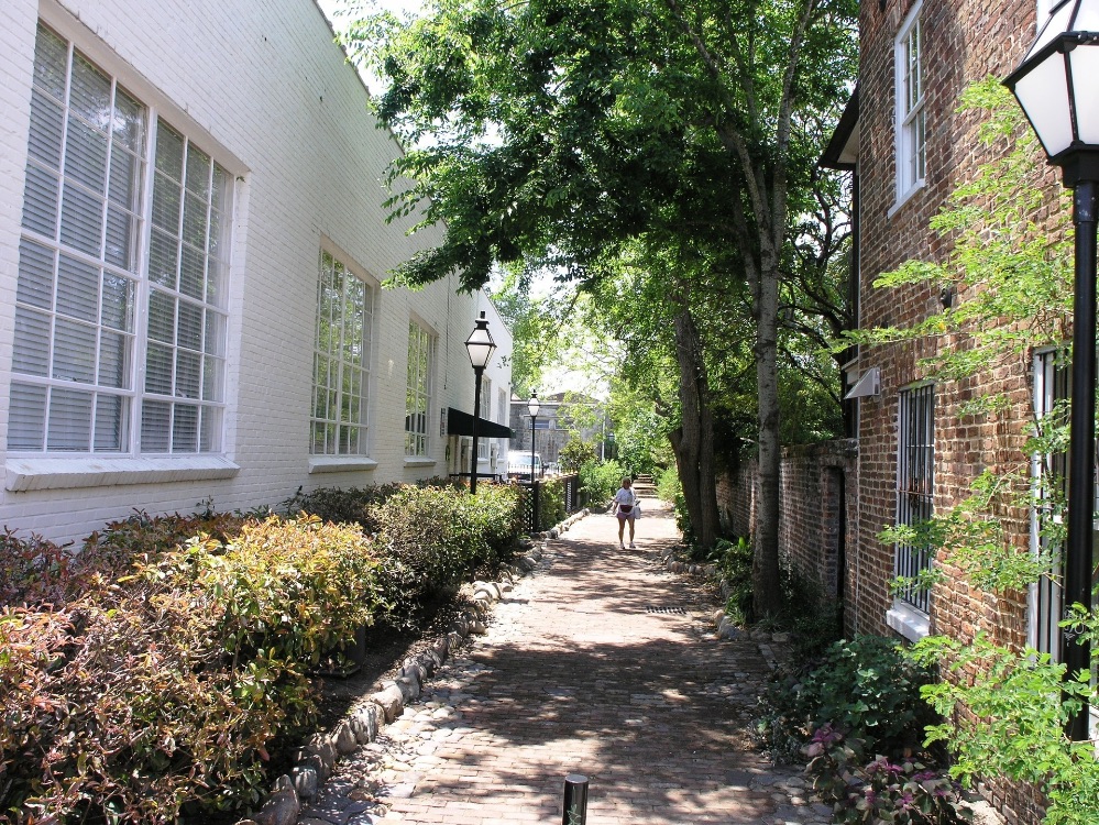 Alley In Charleston, South Carolina