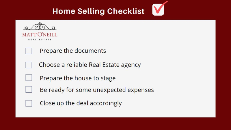 home selling MORE checklist