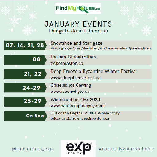 Edmonton Events January