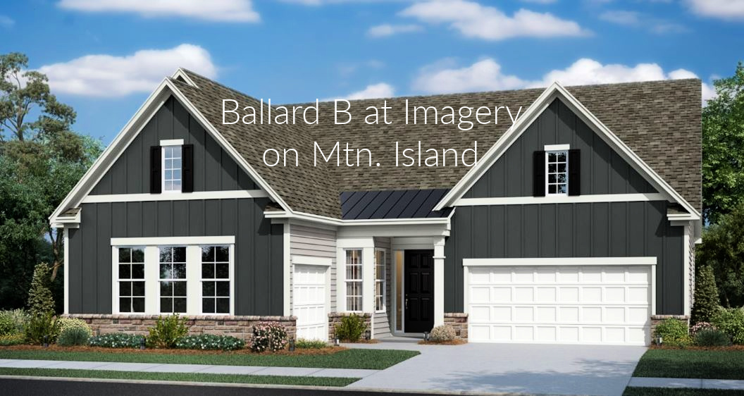 Ballard floor plan at Imagery on Mountain Island by Lennar Homes Homes – waterfront 55 plus community in Mount Holly, NC, sold by The Ally Group Real Estate