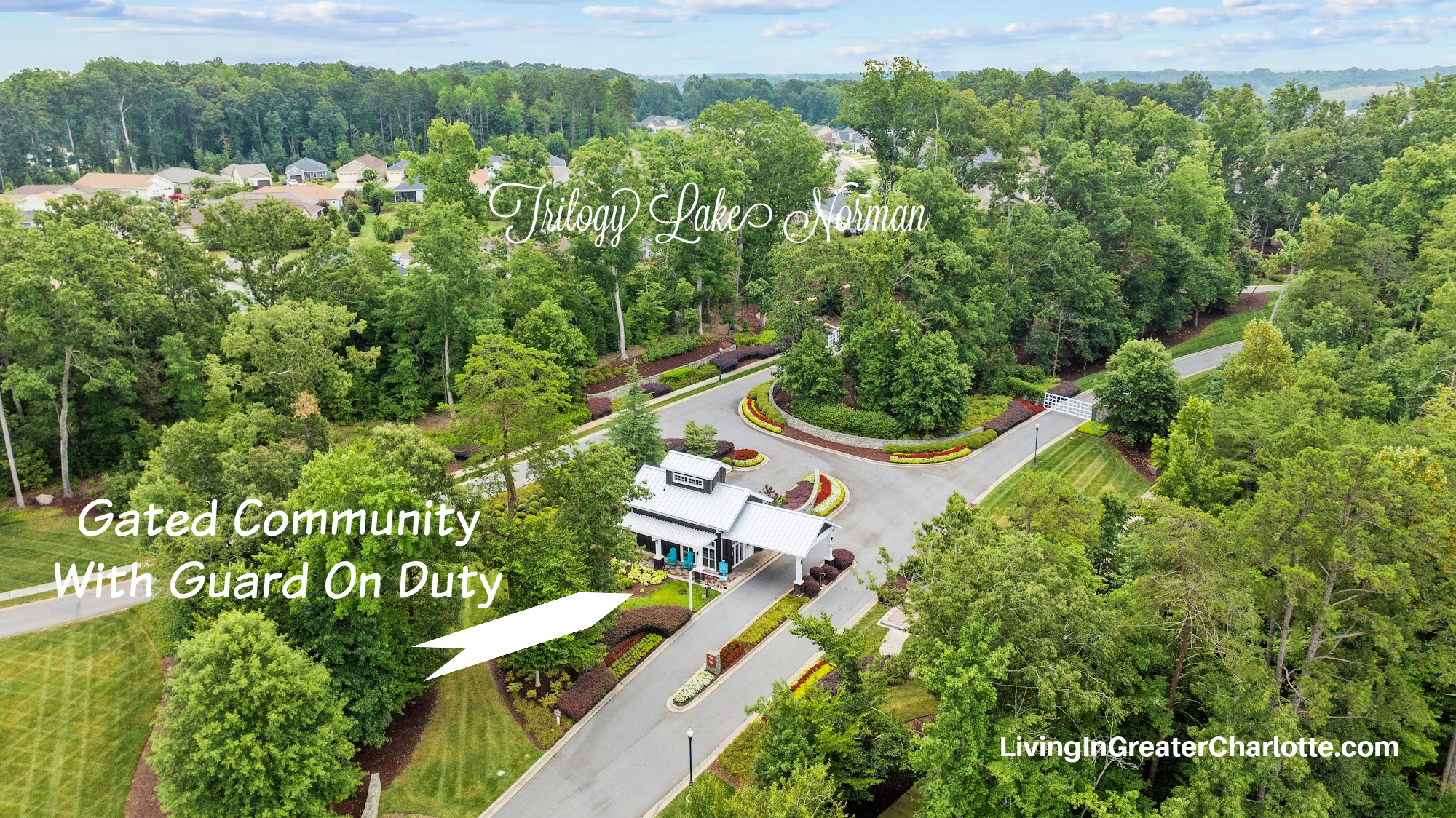 Trilogy Lake Norman Gated Entrance - 55+ Community in Denver NC Amazing Amenities