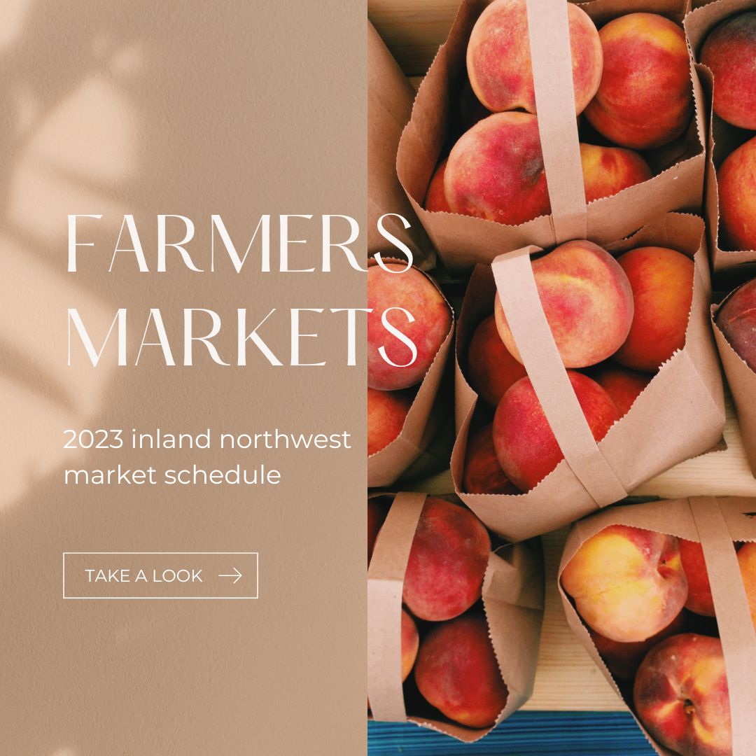 Spokane Farmers Market Schedule 2023