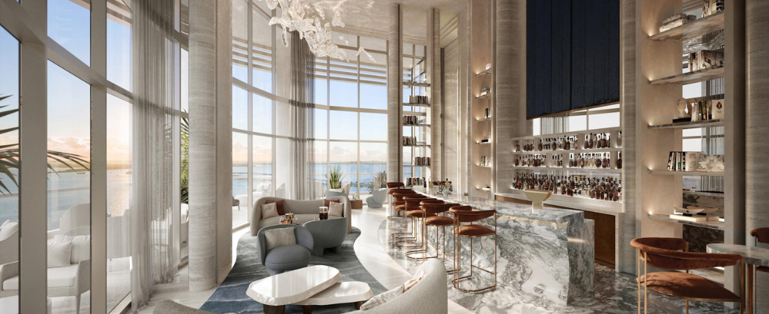 St Regis Brickell Amenities Lounge