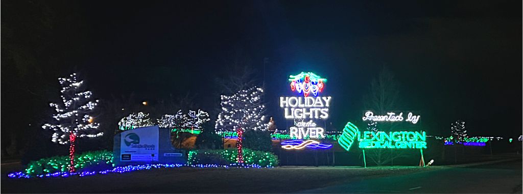 Saluda Shoals Holiday Lights on the River