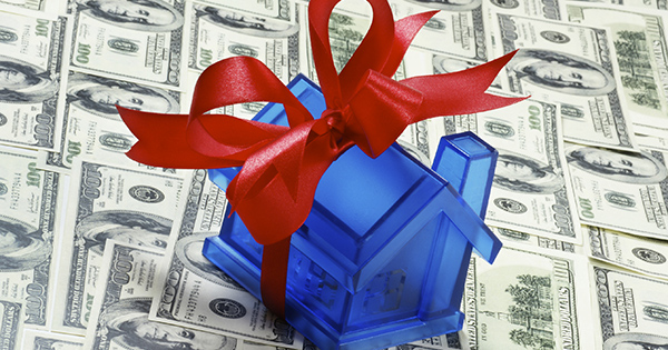 Toy house gift-wrapped | Homeownership is Best Way To Build Wealth