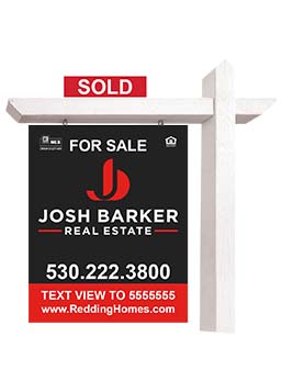 Josh Barker Real Estate 'For Sale/Sold' sign