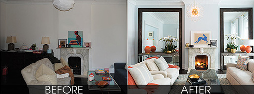 room before and after expert staging