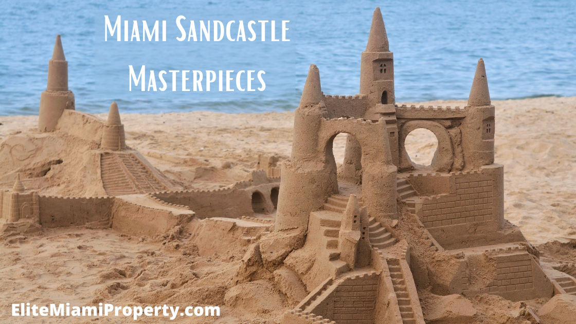 Miami Locals Are Constructing Sandcastle Masterpieces