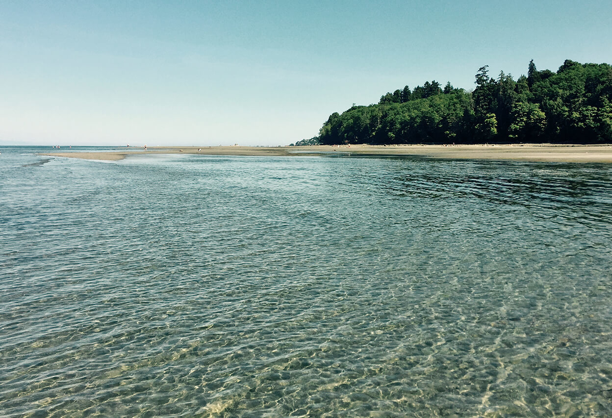 Dover Bay Oceanview Real Estate Sunny day at Blueback Beach in Dover Bay Nanaimo