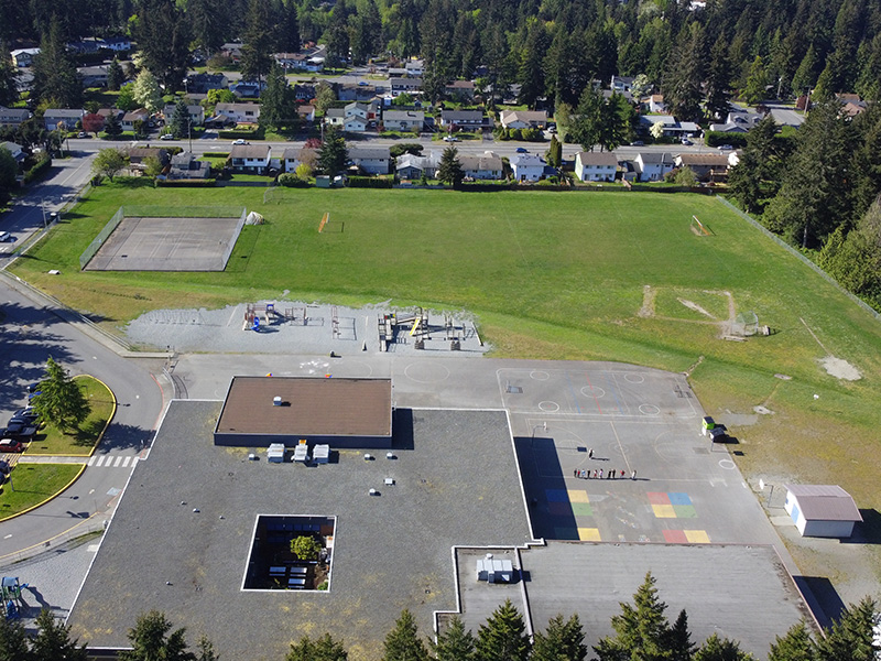 Uplands Park Elementary School in Nanaimo