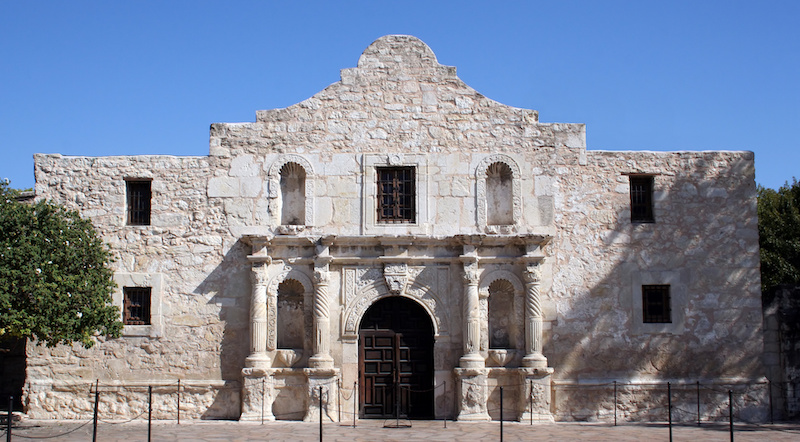 The Texas Independence Trail Features the Alamo