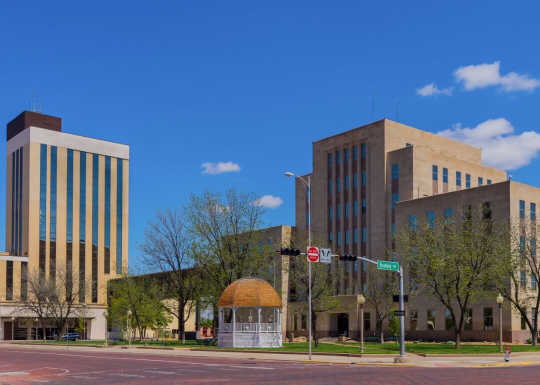 #6. Lubbock Town square with Gazebo in downtown Lubbock Texas