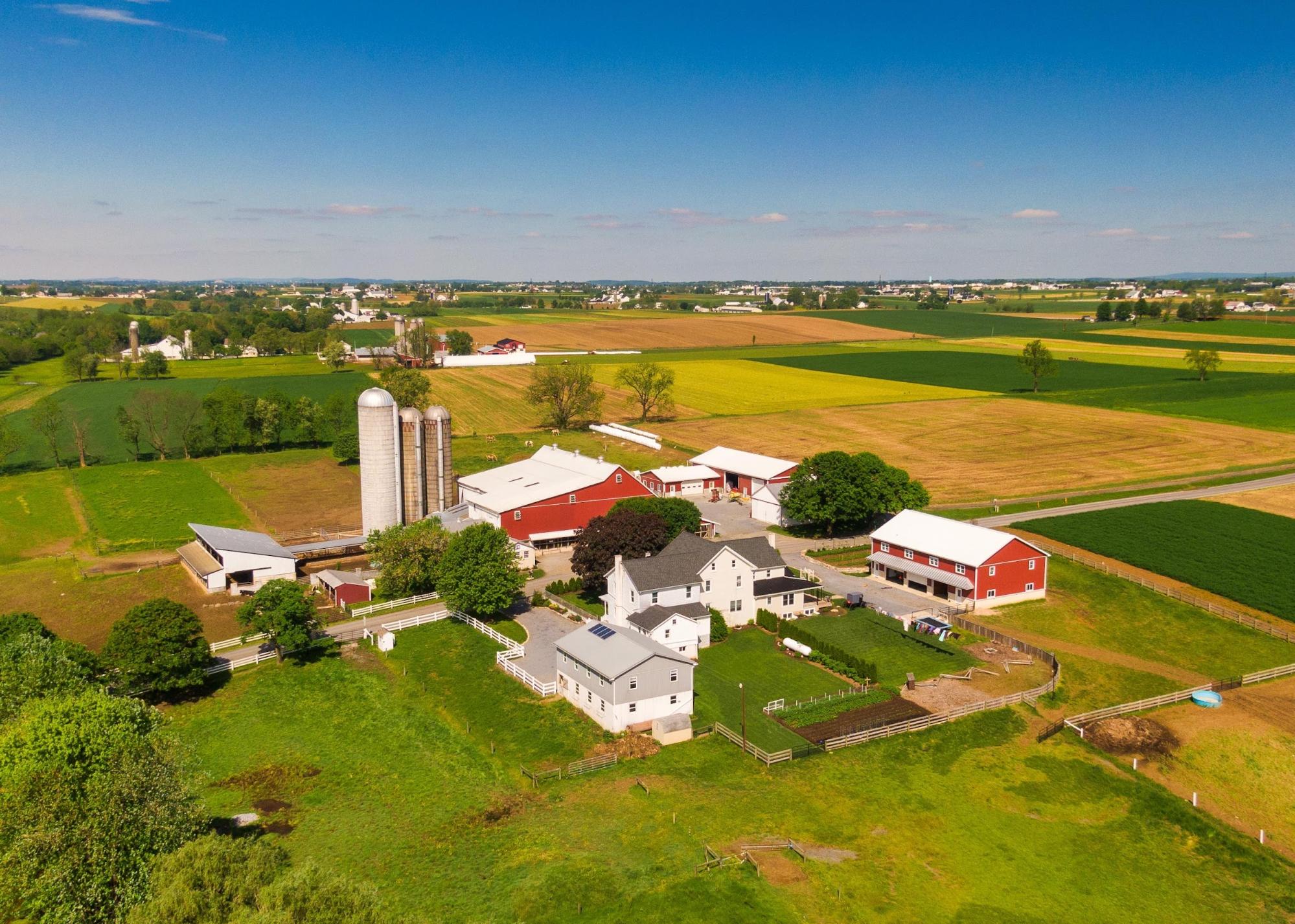 #8. Minnesota Scenic and colorful ranch with fields and pastures.