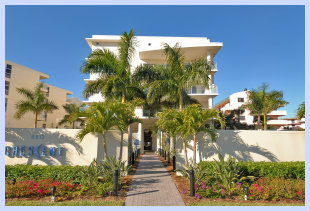 Gulf front condominiums on Siesta Key