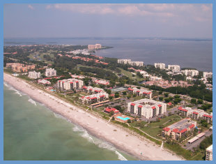 Aerial view of Seaplace on Longboat Key