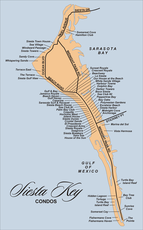 directions to siesta key beach