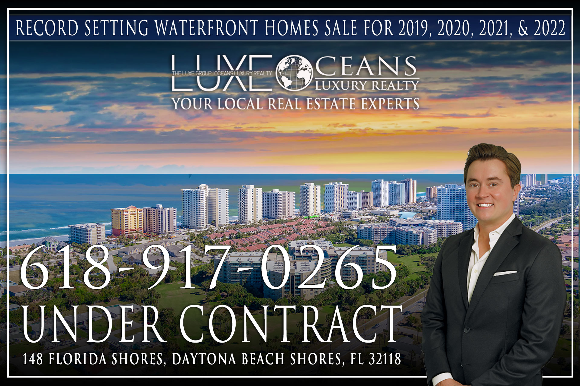 Daytona Beach Shores Real Estate For Sale. Under Contract 148 Florida Shores in Daytona Beach Shores, FL - The LUXE Group at Oceans Luxury Realty 386-299-4043