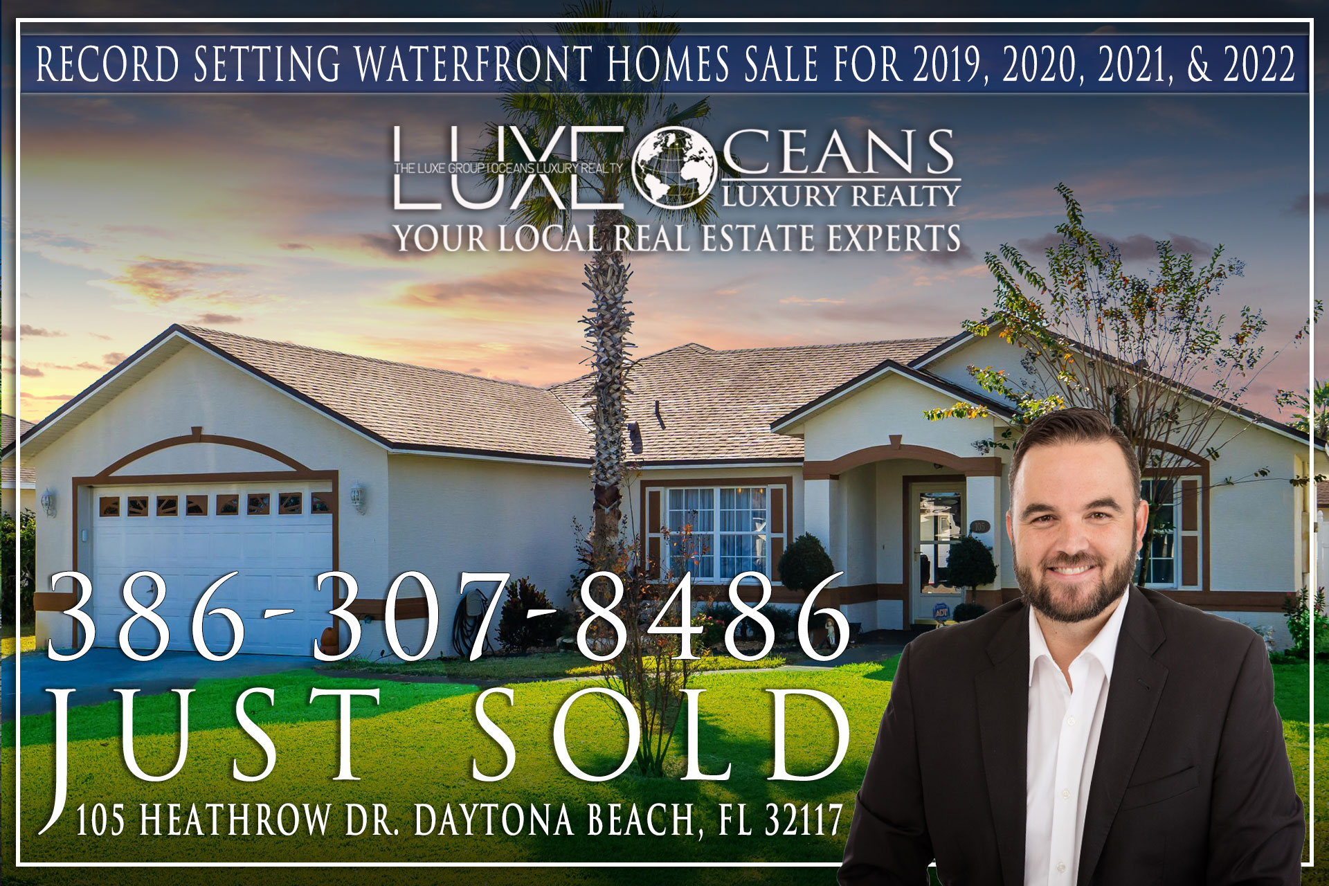 Daytona Beach Real Estate For Sale. SOLD 105 Heathrow Drive Daytona Beach, FL 32117 -  The LUXE Group at Oceans Luxury Realty 386-299-4043