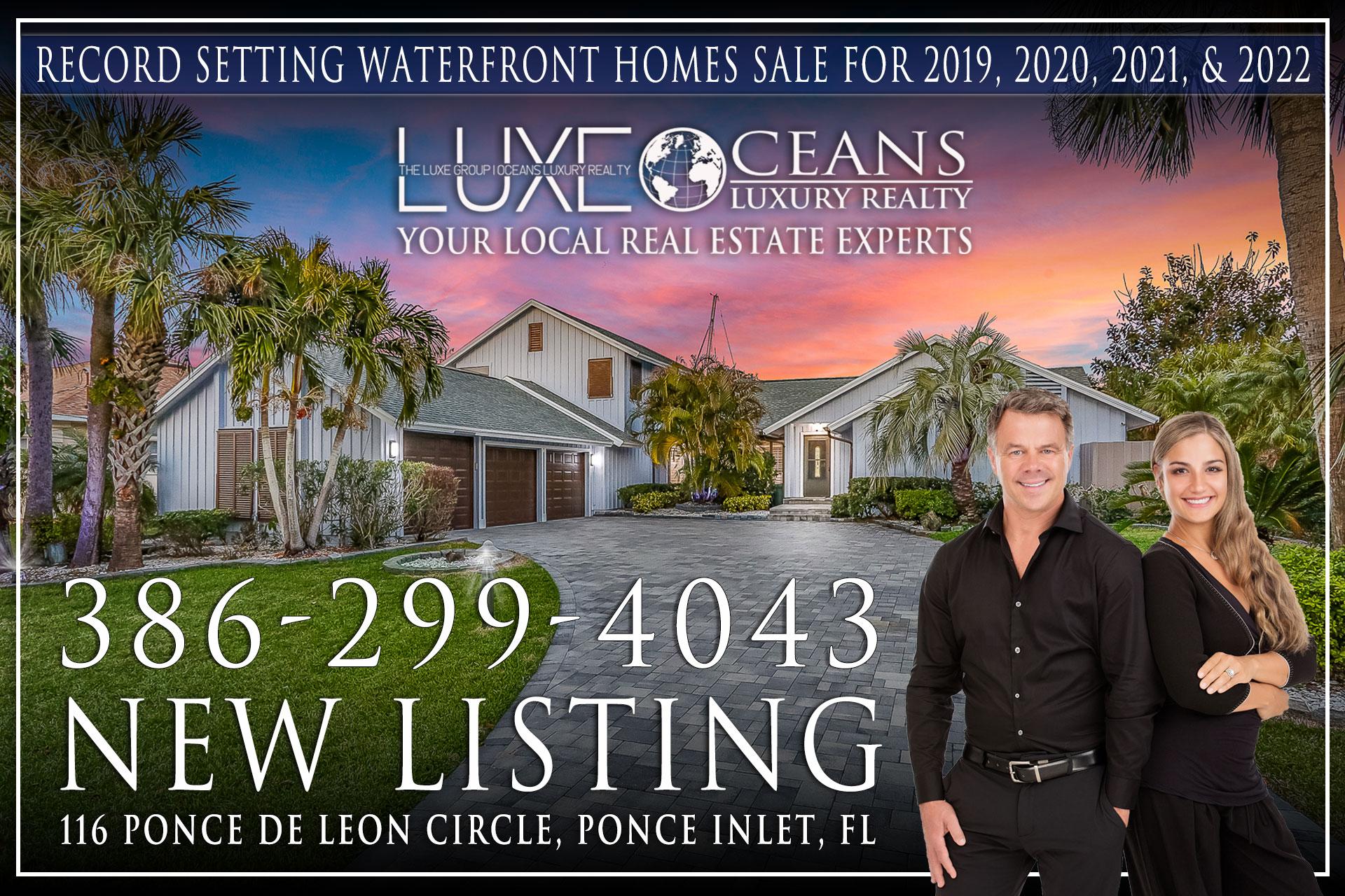 116 Ponce De Leon Ponce Inlet Florida Deep Water Dock Home For Sale The LUXE Group at Oceans Luxury Realty