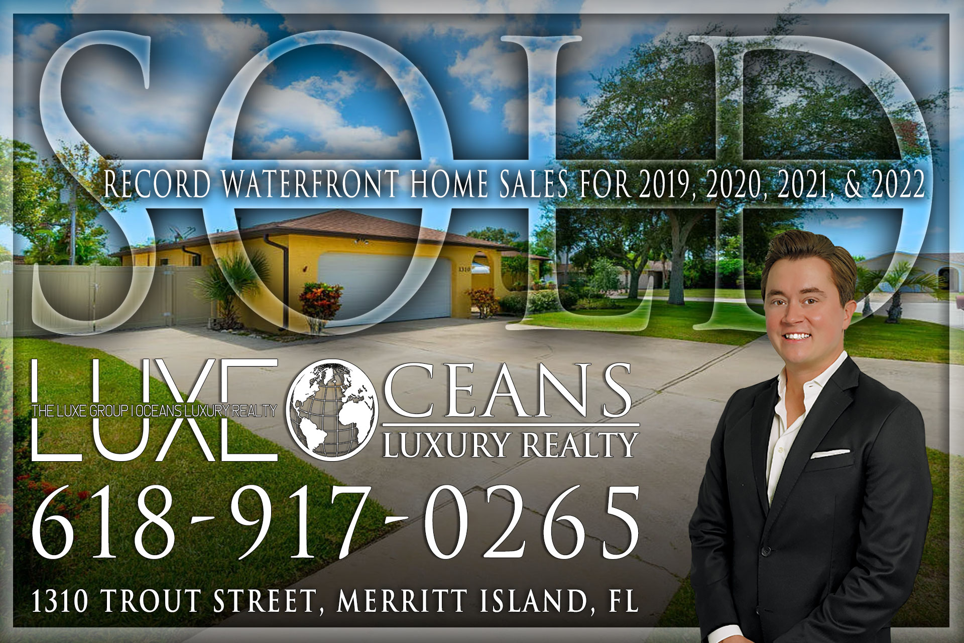 Ponce Inlet Luxury Real Estate For Sale. 1310 Trout Street Merrit Island, FL Just Sold. The LUXE Group at Oceans Luxury Realty 386-299-4043