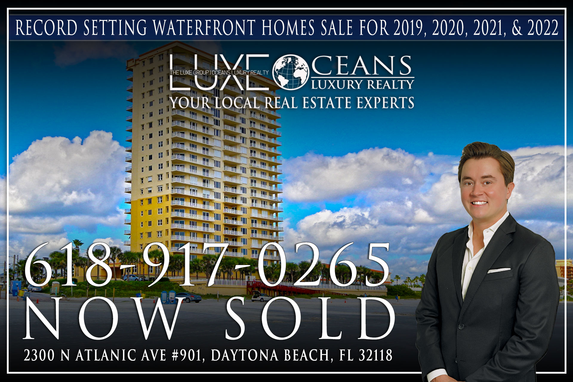 Mediterranean Oceanfront Condos Sale. Luxury Daytona Beach Florida Condos. 2300 N. Atlantic Ave. The LUXE Group at Oceans Luxury Realty 386-299-4043