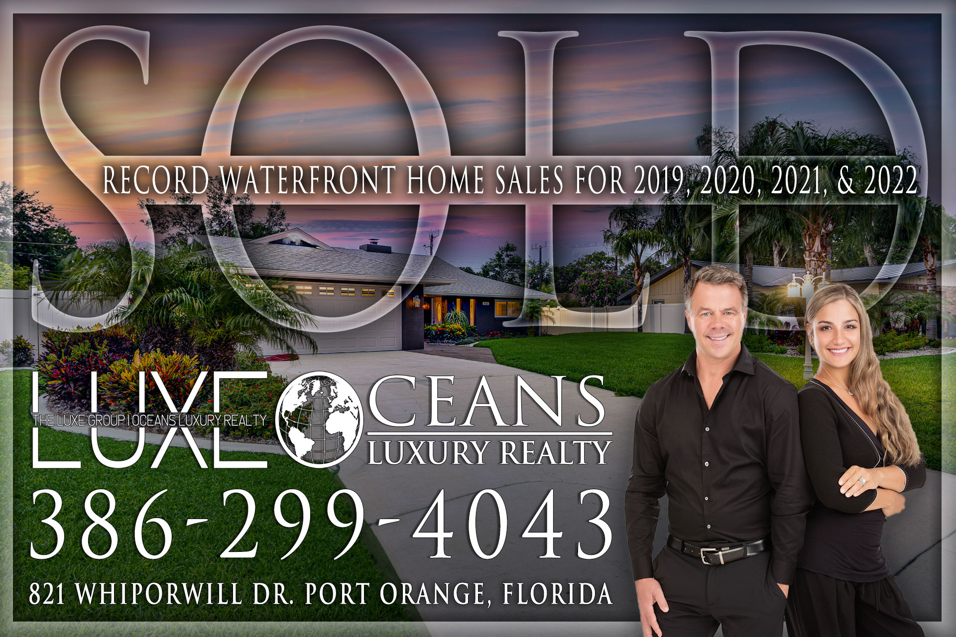 Port Orange Pool Homes For Sale. Just SOLD 821 Whiporwill Drive in Port Orange Florida - The LUXE Group at Oceans Luxury Realty 386-299-4043