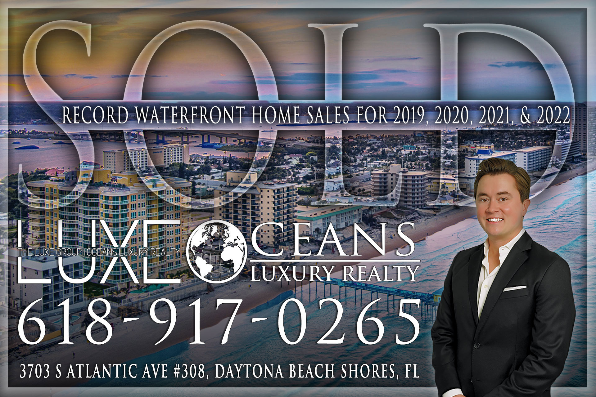 Sold Ocean Villas Oceanfront Condos Daytona Beach Shores Waterfront Condos For Sale 3703 S Atlantic Ave