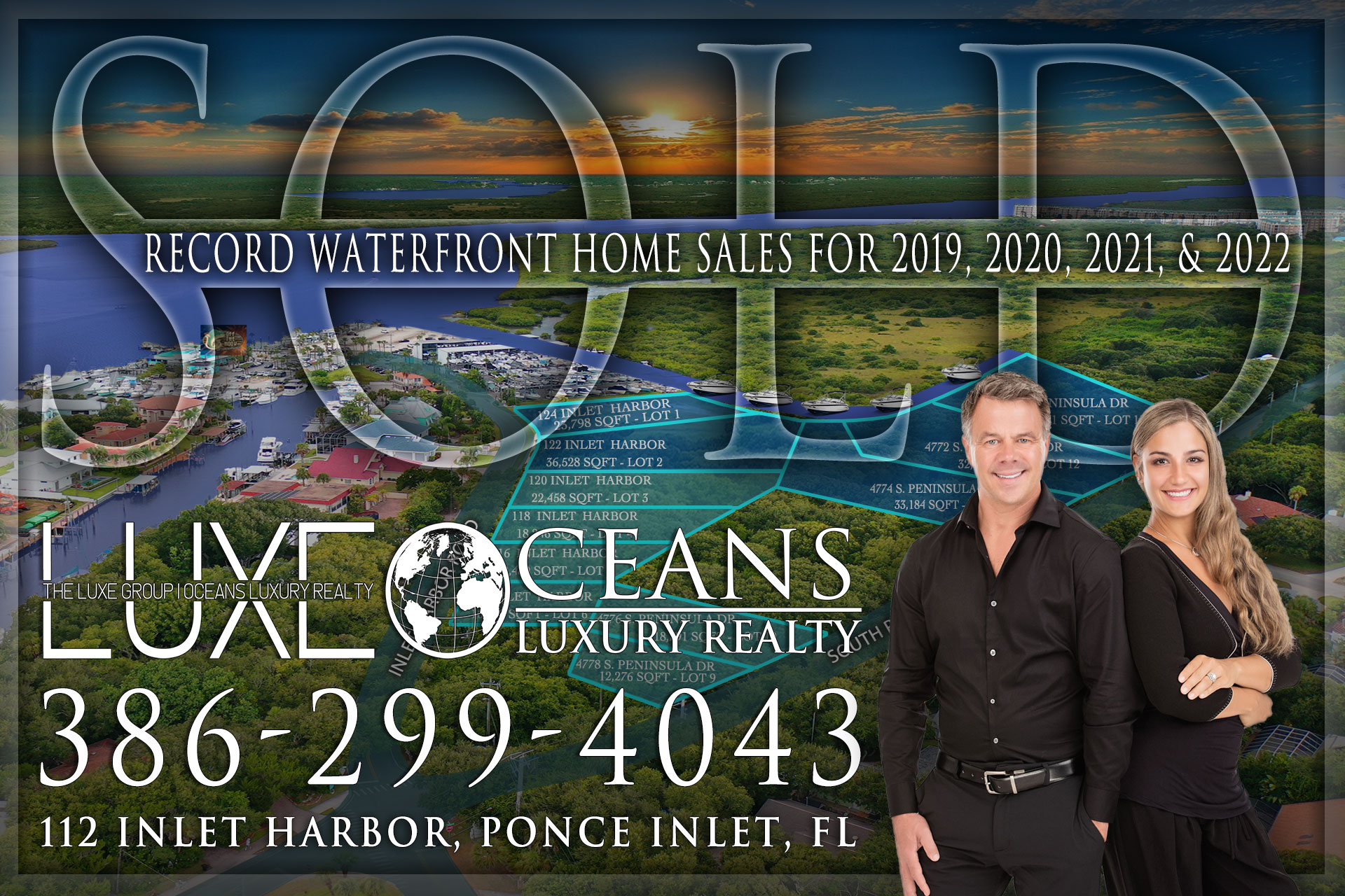 Inlet Harbor Estates. 112 Inlet Harbor Road. Luxury Ponce Inlet, Florida Home Lots For Sale. The LUXE Group at Oceans Luxury Realty 386-29-4043