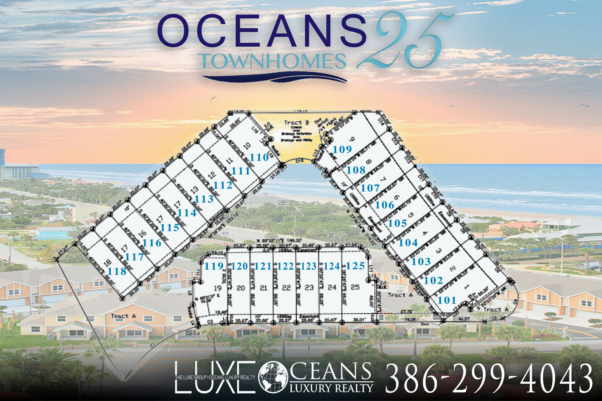 Oceans 25 Townhomes For Sale | AirBB Short Term Rental | Daytona Beach Shores Real Estate