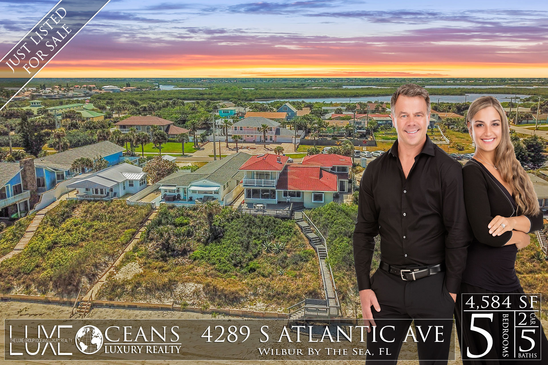 Ponce Inlet Oceanfront Homes For Sale - 4289 S Atlantic Ave Waterfront Homes For Sale