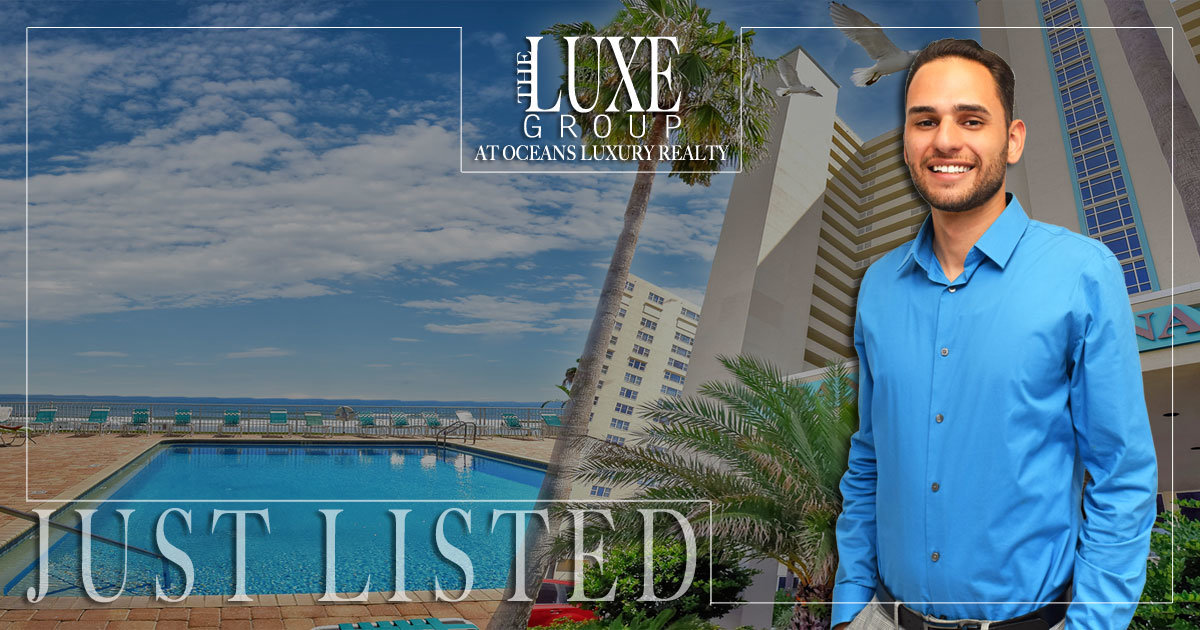Grand Coquina oceanfront condos 3333 South Atlantic Daytona Beach Shores The LUXE Group 386-299-4043