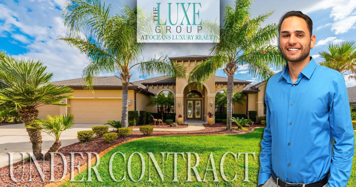 Plantation Bay Home Under Contract 976 Stone Lake Drive. The LUXE Group 386-299-4043