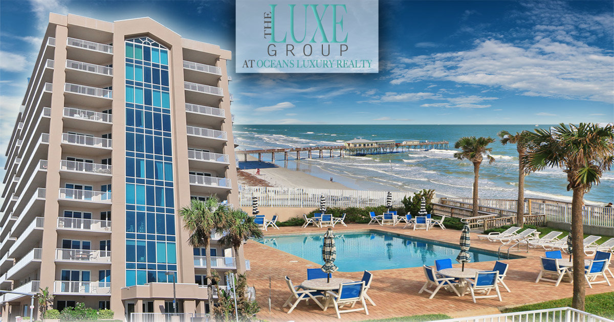 Just Listed Salida del Sol Condo 301 Daytona Beach Shores - The LUXE Group 386-299-4043
