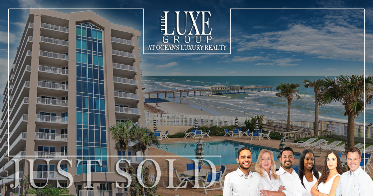 Salida del Sol Daytona Beach Shores Oceanfront Condos For Sale - The LUXE Group 386-299-4043 