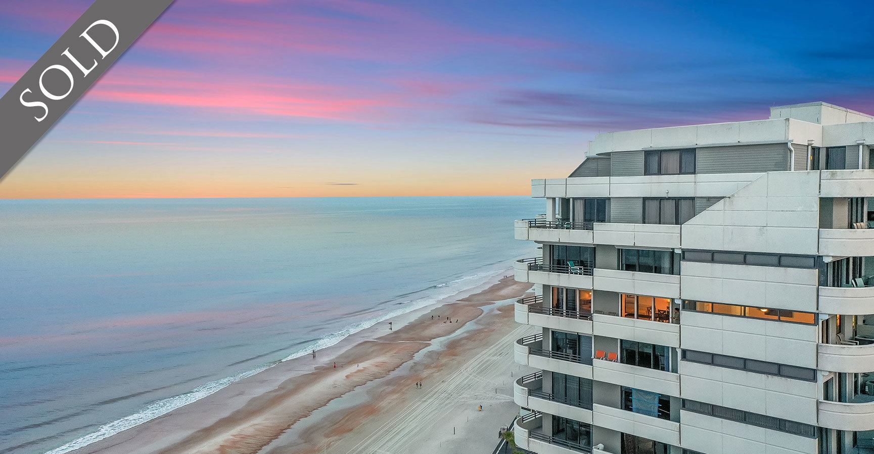 Horizons oceanfront condos For Sale at 1420 N Atlantic Ave Daytona Beach The LUXE Group 386-299-4043 Just Sold