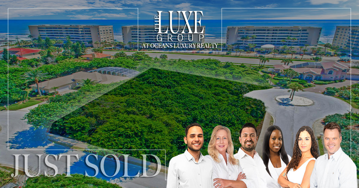 Ponce Inlet home lot for sale | 1 Daggett Circle SOLD | The LUXE Group 386-299-4043