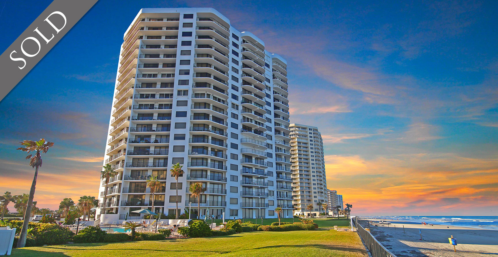 Sherwin oceanfront condos For Sale at 2555 S Atlantic Ave Daytona Beach  Shores is now sold. The LUXE Group 386-299-4043