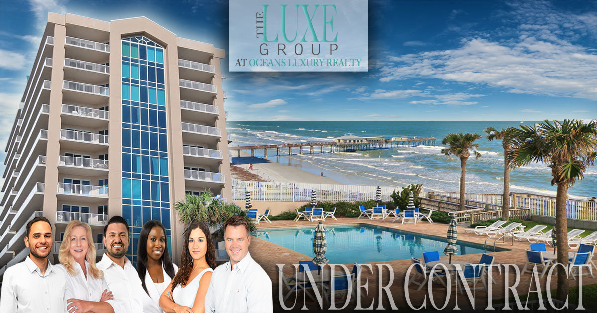 Under Contract Salida del Sol Condo 501 Daytona Beach Shores - The LUXE Group 386-299-4043
