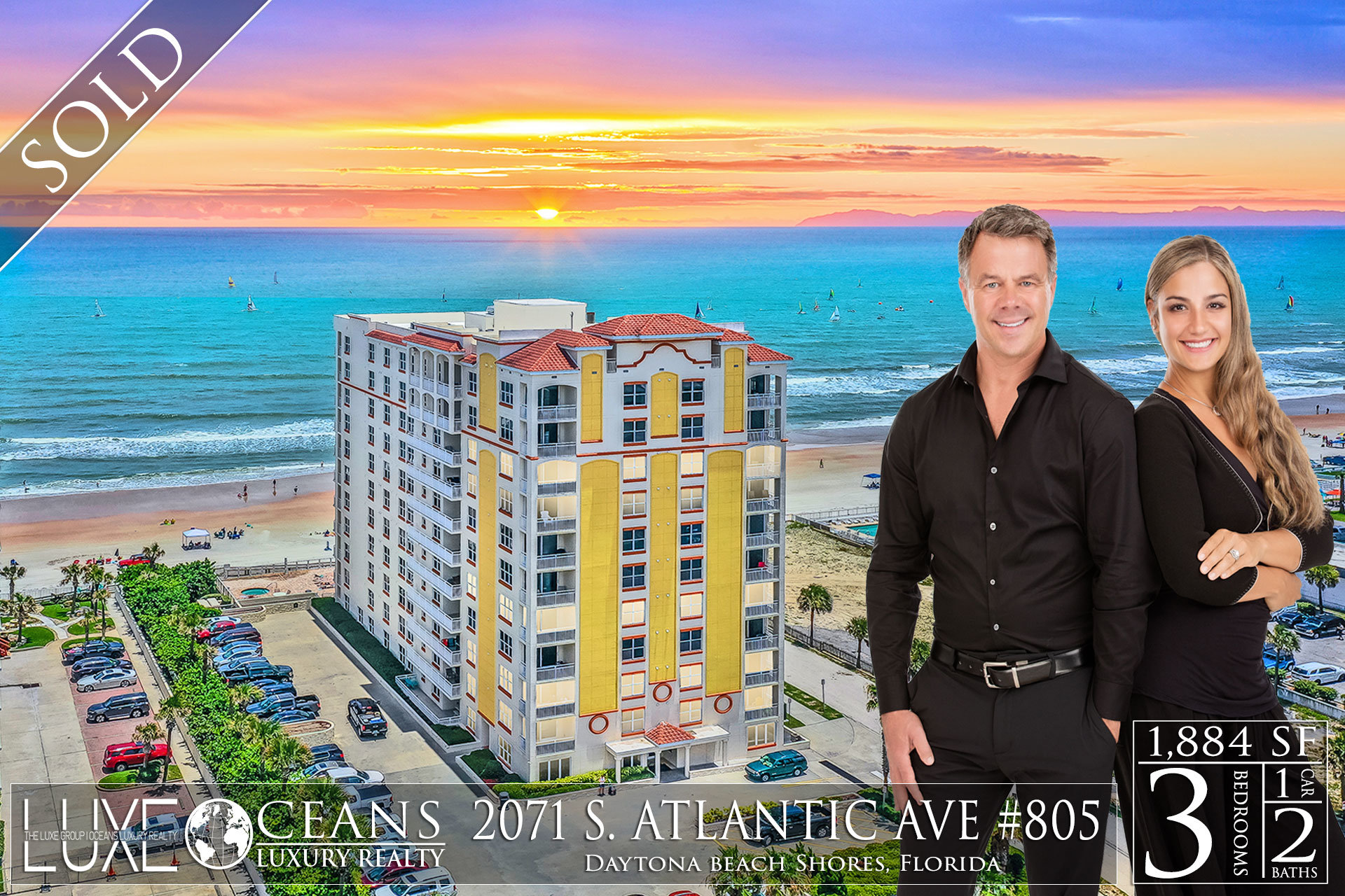 Opus Condos For Sale. 2071 S Atlantic Ave 805 Just Sold. Luxury oceanfront condos for sale in  Daytona Beach Shores