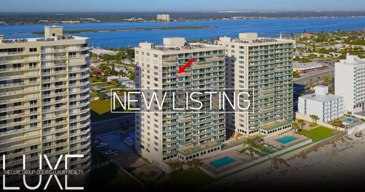 Dimucci Twin Towers Oceanfront Condo For Sale Daytona Beach Shores, FL | The LUXE Group 386-299-4043