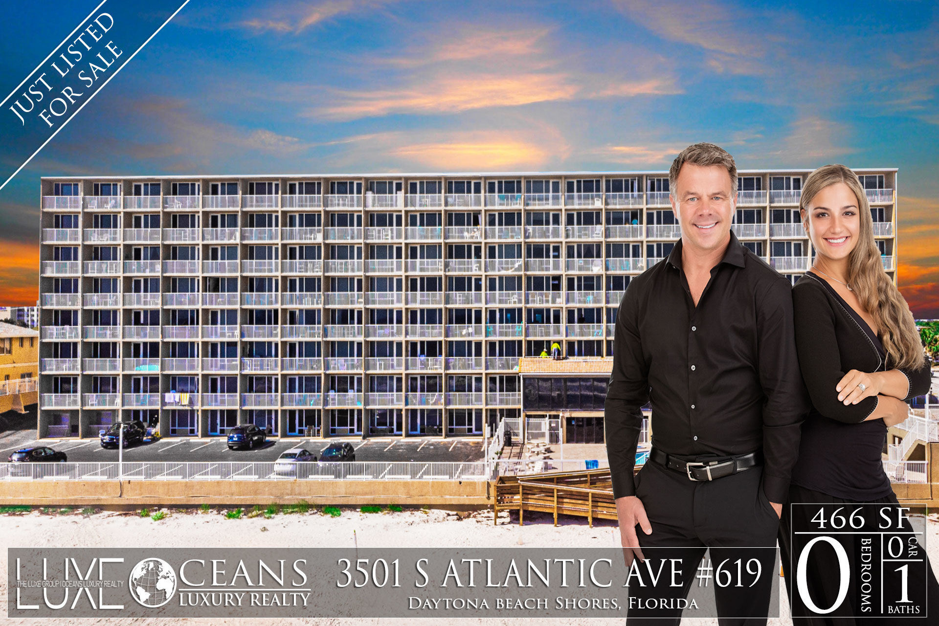 Pirates Cove Condos For Sale Oceanfront Real Estate at 3501 S Atlantic Ave,  Daytona Beach Shores, FL  