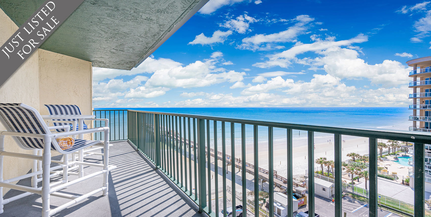 Sunglow Condos For Sale Oceanfront Real Estate at  3647 S Atlantic Ave Daytona Beach, FL 
